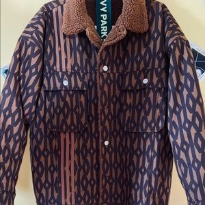 Exclusive ICY Park x Adidas Denim Monogram Jacket